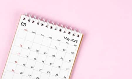 Calendário de maio