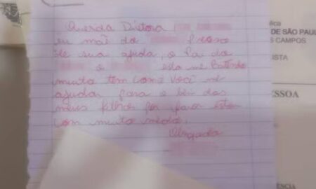 carta de pedido de ajuda de mae