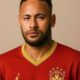 imagem feita com IA de Neymar usando camisa da seleção