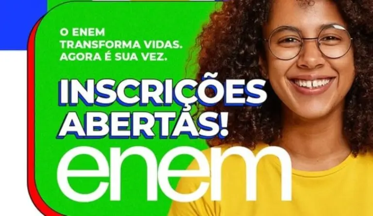 inscrição aberta ENEM