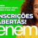 inscrição aberta ENEM