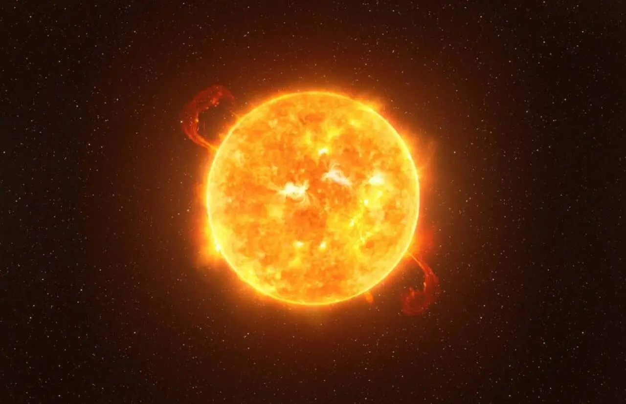 Solar flames
