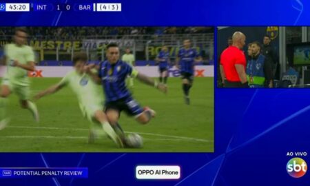 var confirma penalti - Foto: SBT