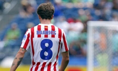 Barrios gol - Foto: x.com/Atleti/