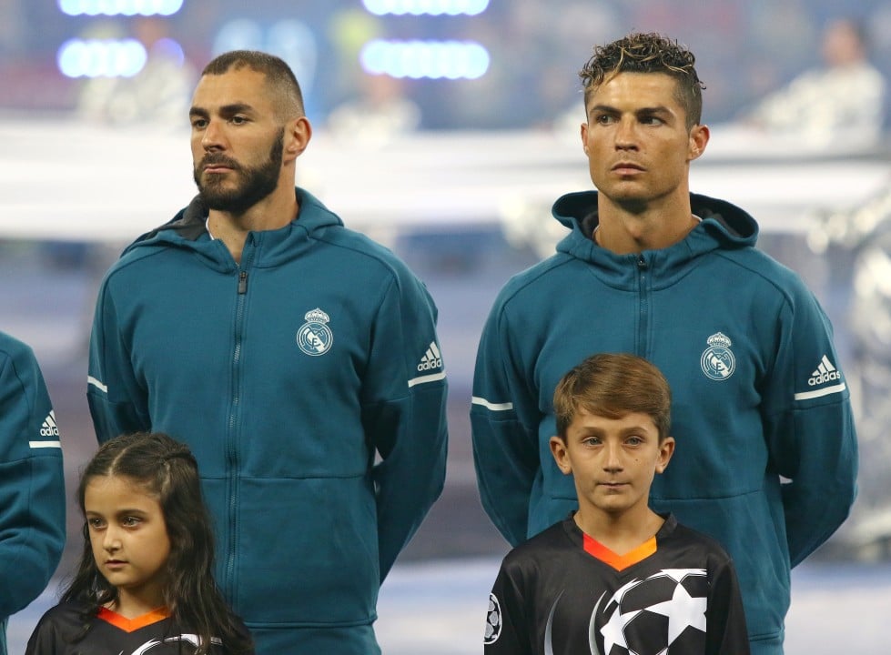 Benzema e Cristiano Ronaldo
