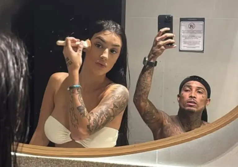 Bia Miranda e Gato Preto