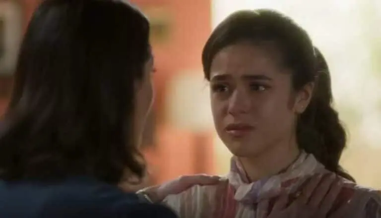 Bia chorando