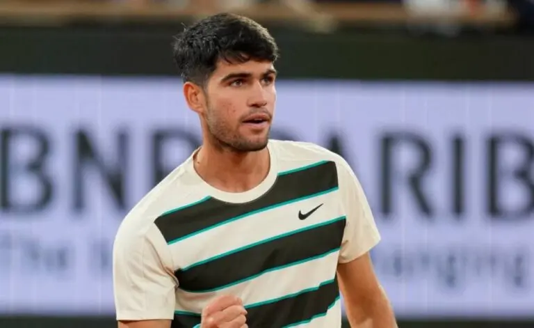Carlos Alcaraz Roland Garros segundo set