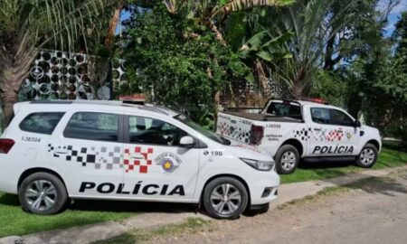 Carros da Polícia Militar em Limeira