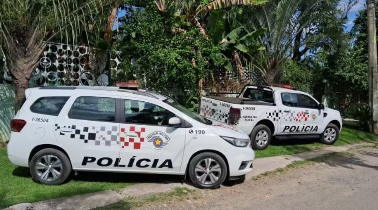 Carros da Polícia Militar em Limeira