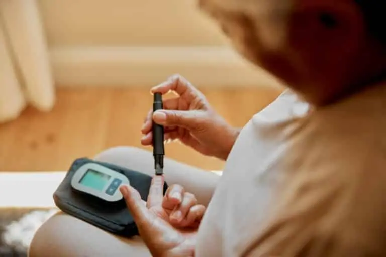 Diabete, medidor de glicose