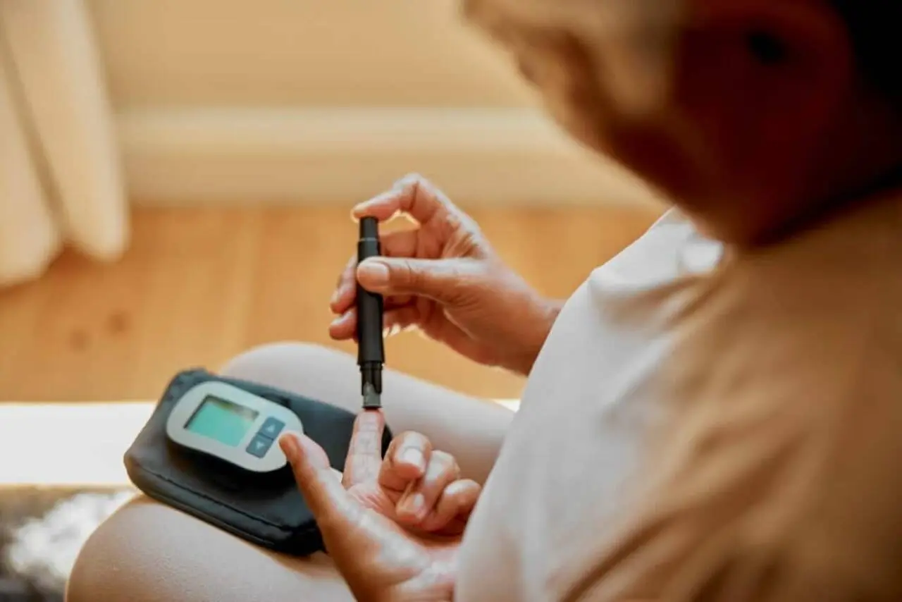 Diabete, medidor de glicose