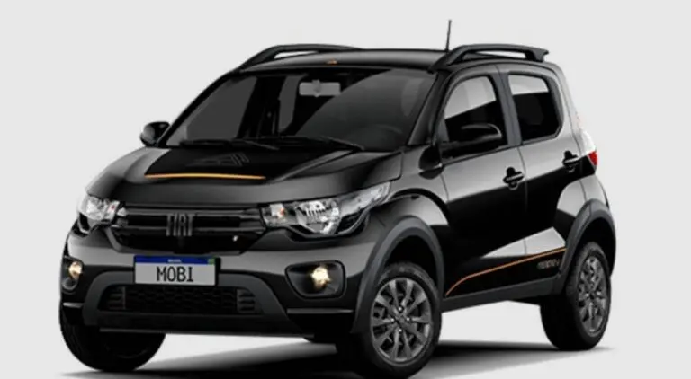Fiat mobi preto