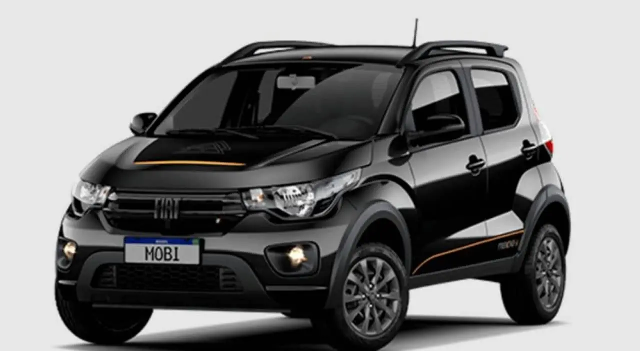Fiat mobi preto