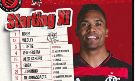 Flamengo confirmado