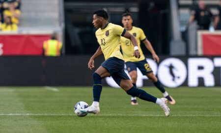 Gonzalo Plata com a Seleção do Equador