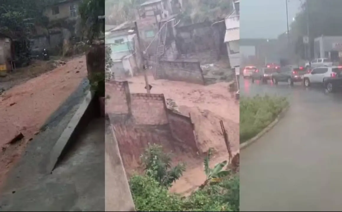 Grande BH tem chuva forte no fim da tarde desta terça-feira redes