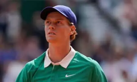 Jannik Sinner primeiro set Final Roland garros