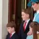 Kate com os filhos