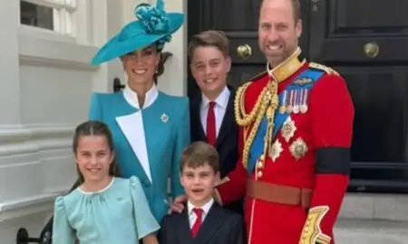 Kate e William com os filhos