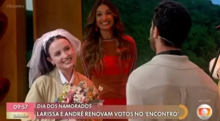 Larissa Manoela e André Luiz Frambach