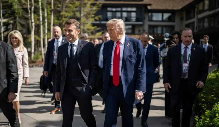 Macron e Trump