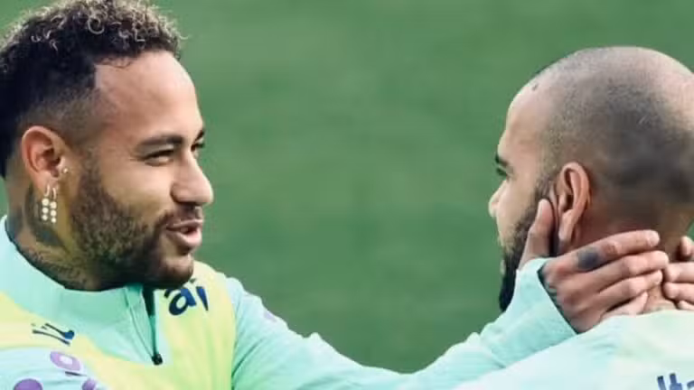 Neymar e Dani Alves