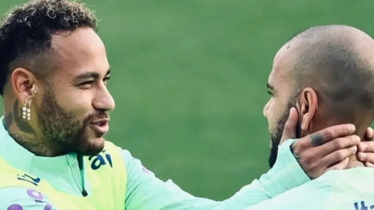 Neymar e Dani Alves