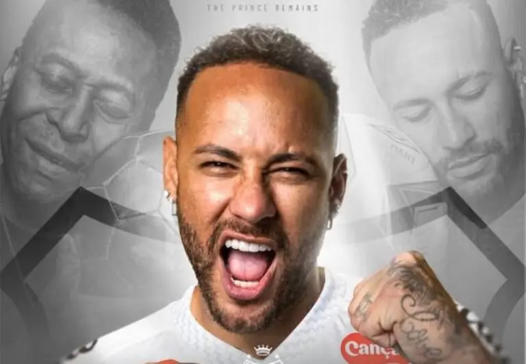 Neymar renova contrato com Santos