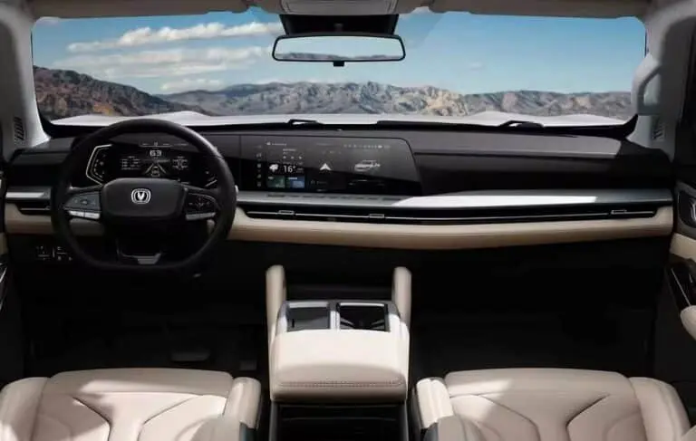 Painel da chinesa Changan Hunter