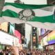 Palmeiras na Time Square
