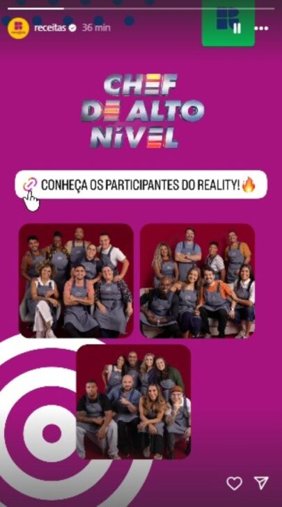 Participantes do Chef de Alto Nível