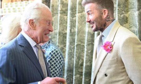 Rei Charles e David Beckham