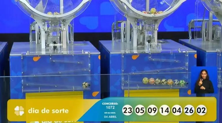 Resultado Dia de Sorte 1072