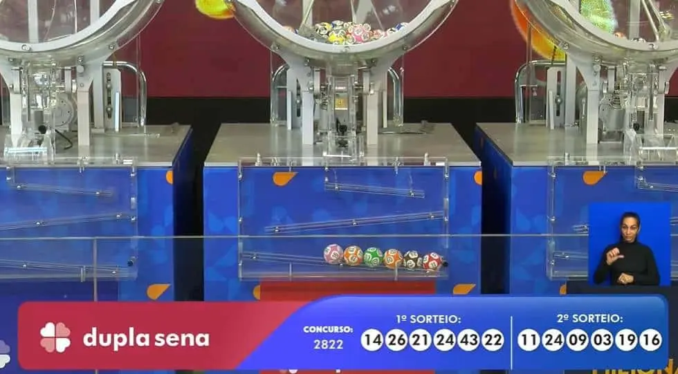 Resultado Dupla Sena 2822