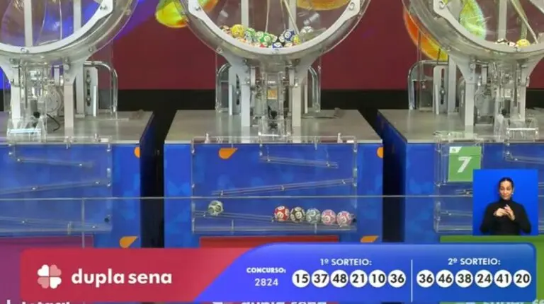 Resultado Dupla Sena 2824