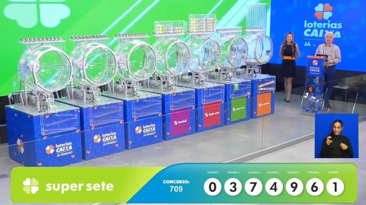 Resultado Super Sete 709