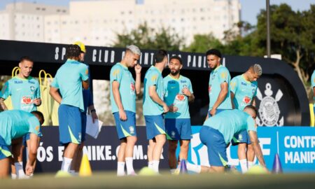 Seleção realizou o primeiro treino