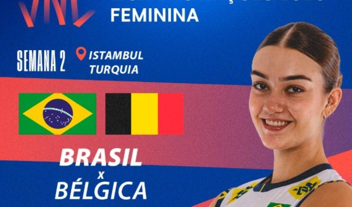 VNL feminina 2025: Brasil x Bélgica; veja onde assistir ao vivo em Istambul