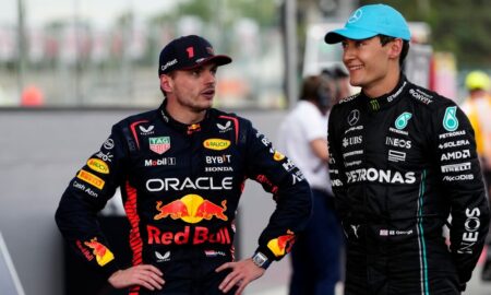 Verstappen e Russell