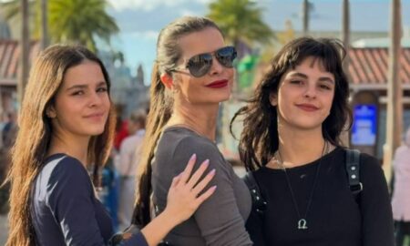 filhas de Luciano Camargo com mãe