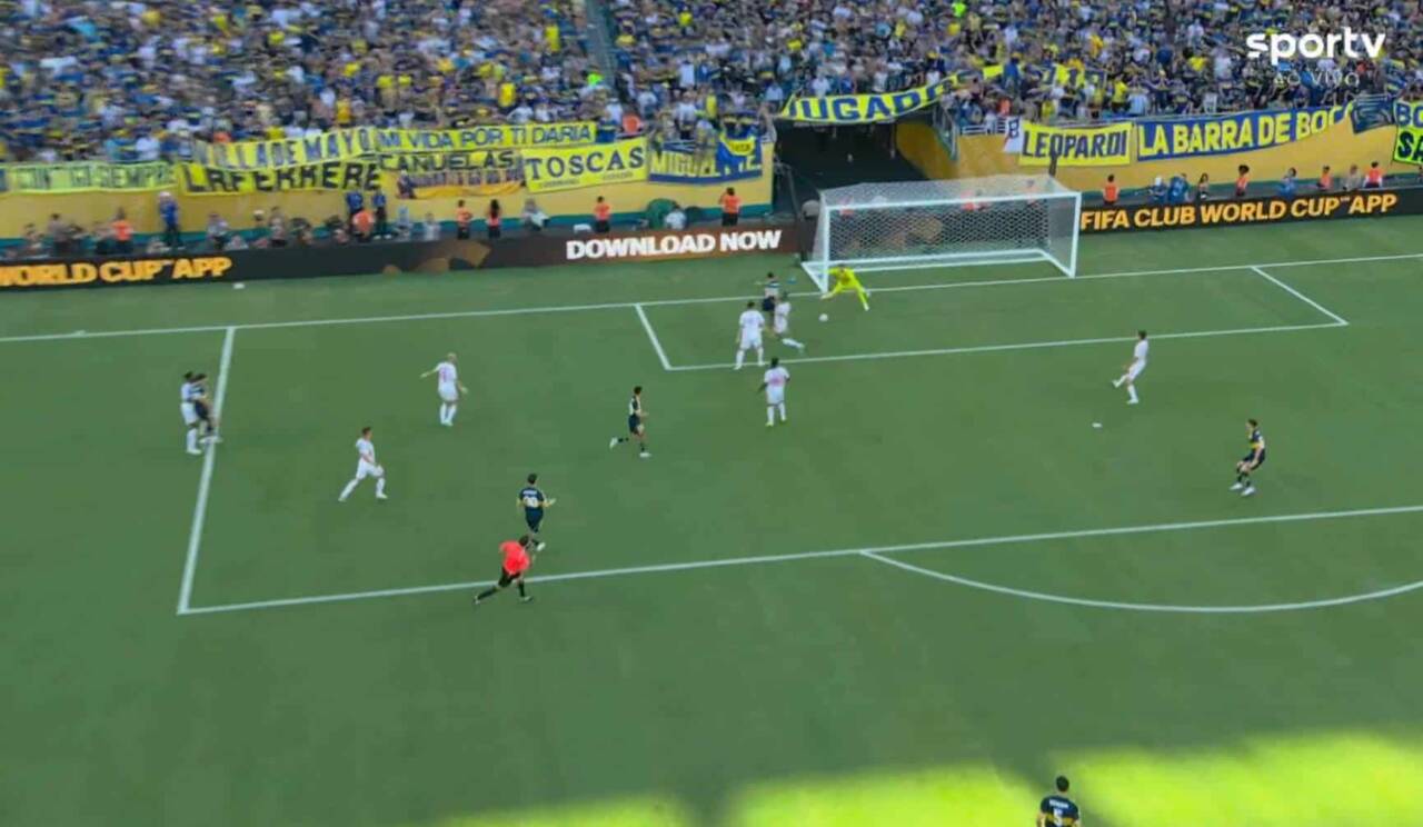 Merentiel brilha com golaço em Boca Juniors x Benfica na Copa do Mundo de Clubes