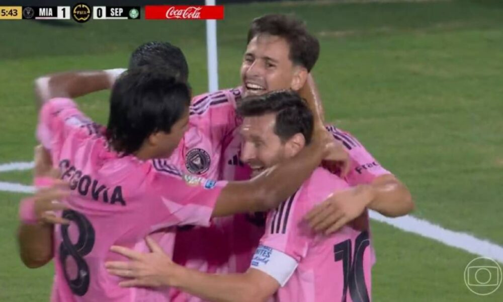 Gol de Allende aos 15 minutos aquece Inter Miami x Palmeiras na Copa do Mundo de Clubes
