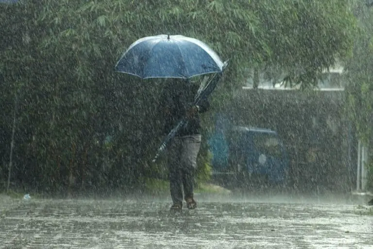 heavy rain