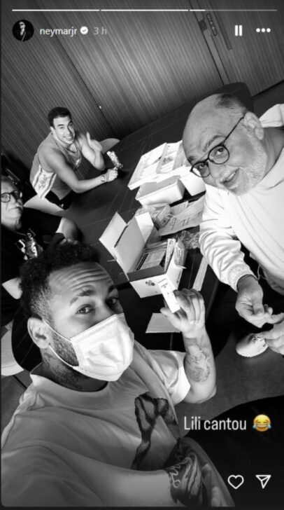 neymar covid - story