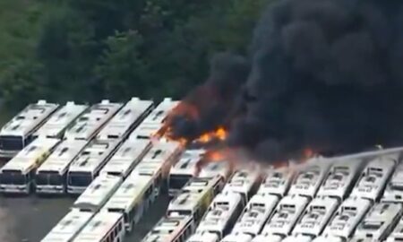 septa bus fire