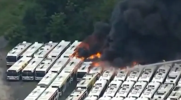 septa bus fire
