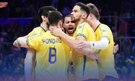 equipe masculina de vôlei
