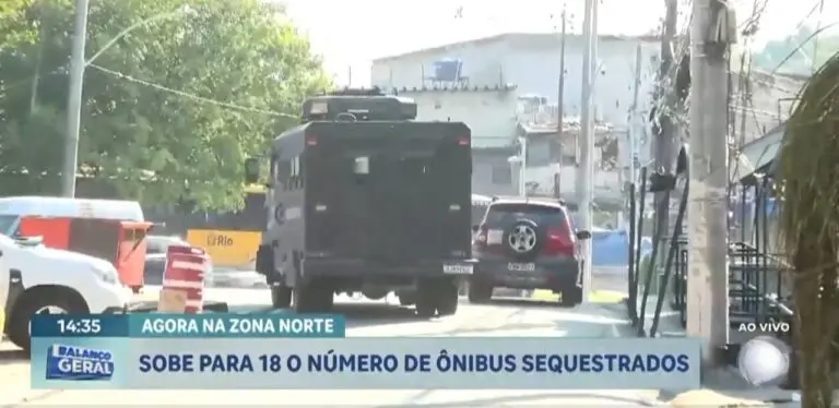 18 onibus no rio de Janeiro