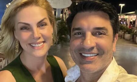 Ana Hickmann e Edu Guedes em Curaçao
